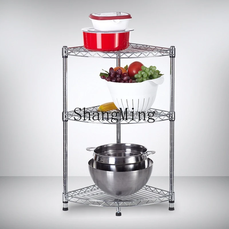 ZYY three-layer household electroplating corner rack, modern easy installation and disassembly fan-shaped wire mesh rack
ZYY three-layer household electroplating corner rack, modern easy installation and disassembly fan-shaped wire mesh rack