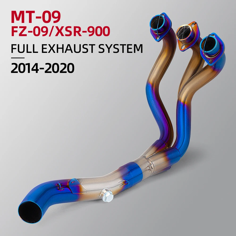 Slip on For YAMAHA MT09 FZ09 XSR900 2014-2020 Full Motorcycle Exhaust System Front Tube Link Pipe Escape Moto Muffler
Slip on For YAMAHA MT09 FZ09 XSR900 2014-2020 Full Motorcycle Exhaust System Front Tube Link Pipe Escape Moto Muffler