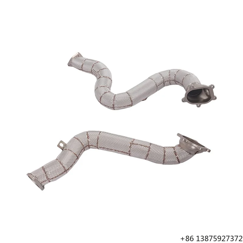Stainless Steel Exhaust Downpipe Front Section for S6 S7 C7 4.0T Catted Downpipe
Stainless Steel Exhaust Downpipe Front Section for S6 S7 C7 4.0T Catted Downpipe