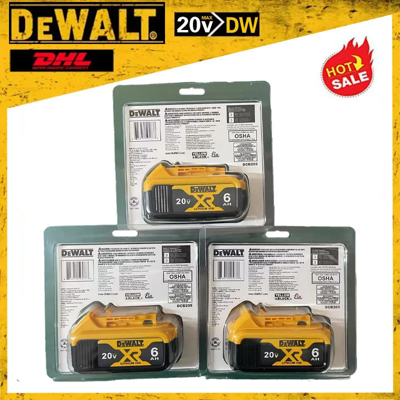 Original Dewalt Battery 20V 5Ah 6Ah,for DCB DCG DCF DCS series Power Tool Electric Too l Li-ion Battery Replacement Accessory
Original Dewalt Battery 20V 5Ah 6Ah,for DCB DCG DCF DCS series Power Tool Electric Too l Li-ion Battery Replacement Accessory