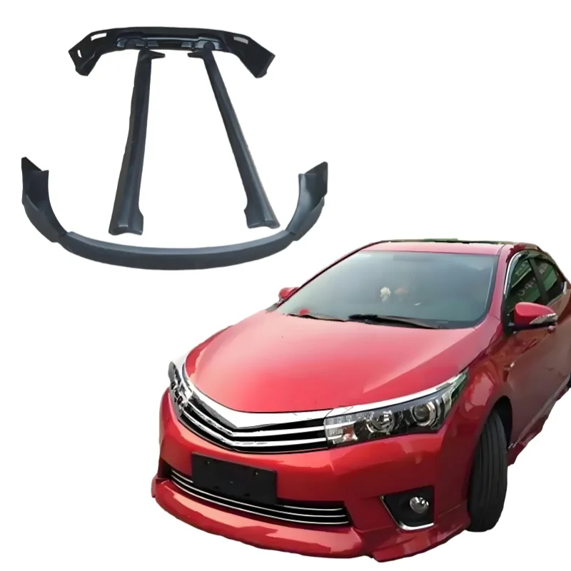 Wide Body Kit for Corolla 2014 2015 2016 ,the Pp Auto Body Systems Includes Front Bumper Lip,Rear Bumper Lip,Side Skirt
Wide Body Kit for Corolla 2014 2015 2016 ,the Pp Auto Body Systems Includes Front Bumper Lip,Rear Bumper Lip,Side Skirt