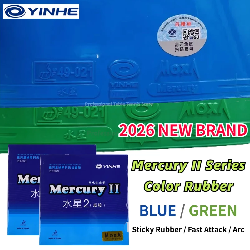 YINHE Color Series Rubber MERCURY II Blue / Green Table Tennis Rubber Pingpong Rubber Allround Spin Control Ping Pong Sponge
YINHE Color Series Rubber MERCURY II Blue / Green Table Tennis Rubber Pingpong Rubber Allround Spin Control Ping Pong Sponge