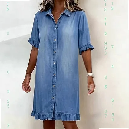 Washed Denim Dress Distressed Denim Dresses High Waist Knee Length Short Dress Summer Casual Overall Jumpsuit Playsuit
Washed Denim Dress Distressed Denim Dresses High Waist Knee Length Short Dress Summer Casual Overall Jumpsuit Playsuit