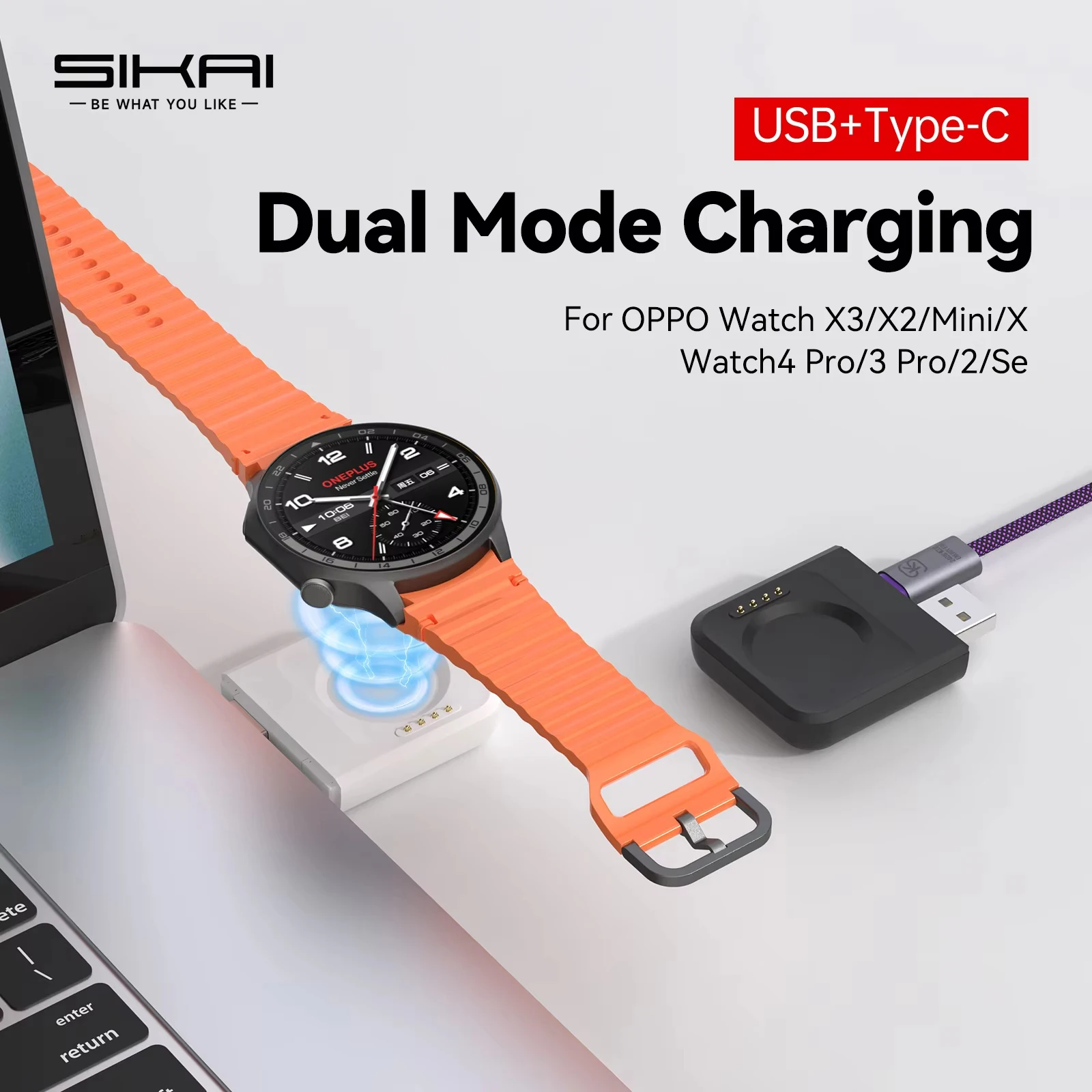 Magnetic USB/Type-C Charging Base Charger Dock Station Smart Watch Accessories Charger Cradle Dock for OPPO Watch X3/X2/X/4 Pro
Magnetic USB/Type-C Charging Base Charger Dock Station Smart Watch Accessories Charger Cradle Dock for OPPO Watch X3/X2/X/4 Pro