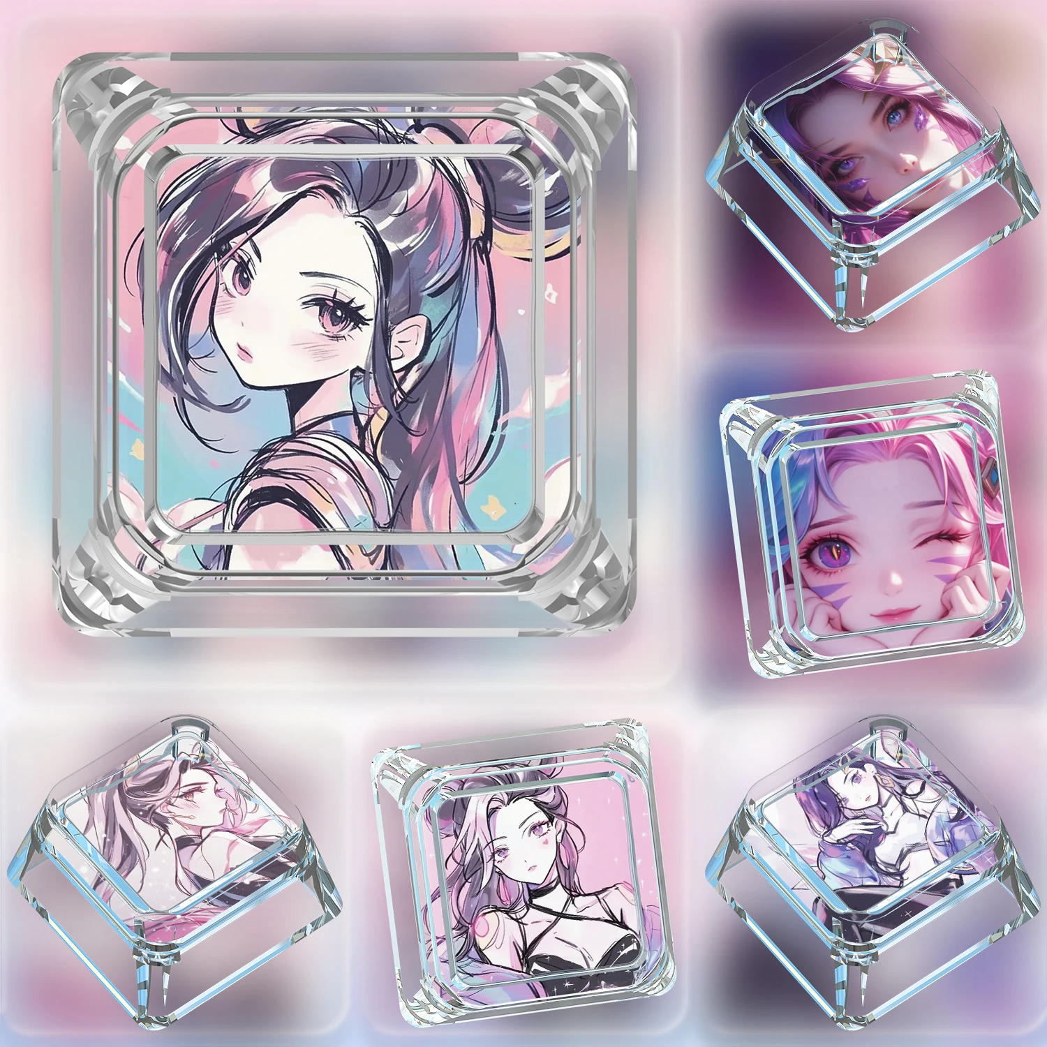 Новая мультяшная лига легенд Q версия Esc Keycap Kaisa Cross Axis Механическая клавиатура Прозрачная светопропускающая клавиатура
Новая мультяшная лига легенд Q версия Esc Keycap Kaisa Cross Axis Механическая клавиатура Прозрачная светопропускающая клавиатура