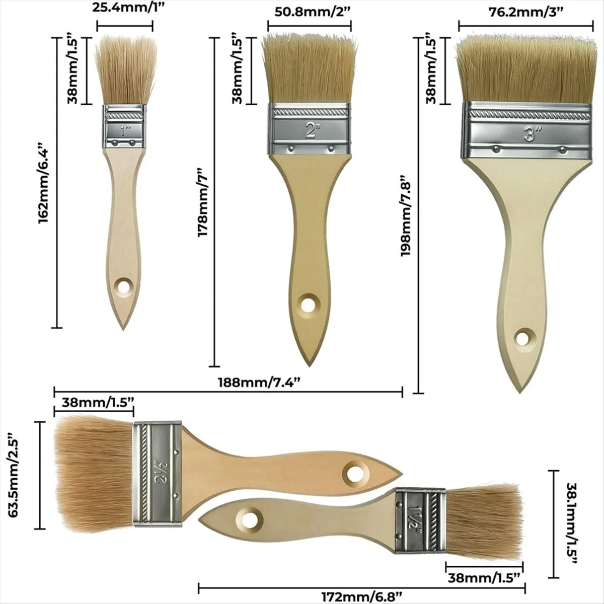 6 pcs Stain Trim chip Oil Paint Brushes Set similar with 1005011960146036 Popular in Ru
6 pcs Stain Trim chip Oil Paint Brushes Set similar with 1005011960146036 Popular in Ru