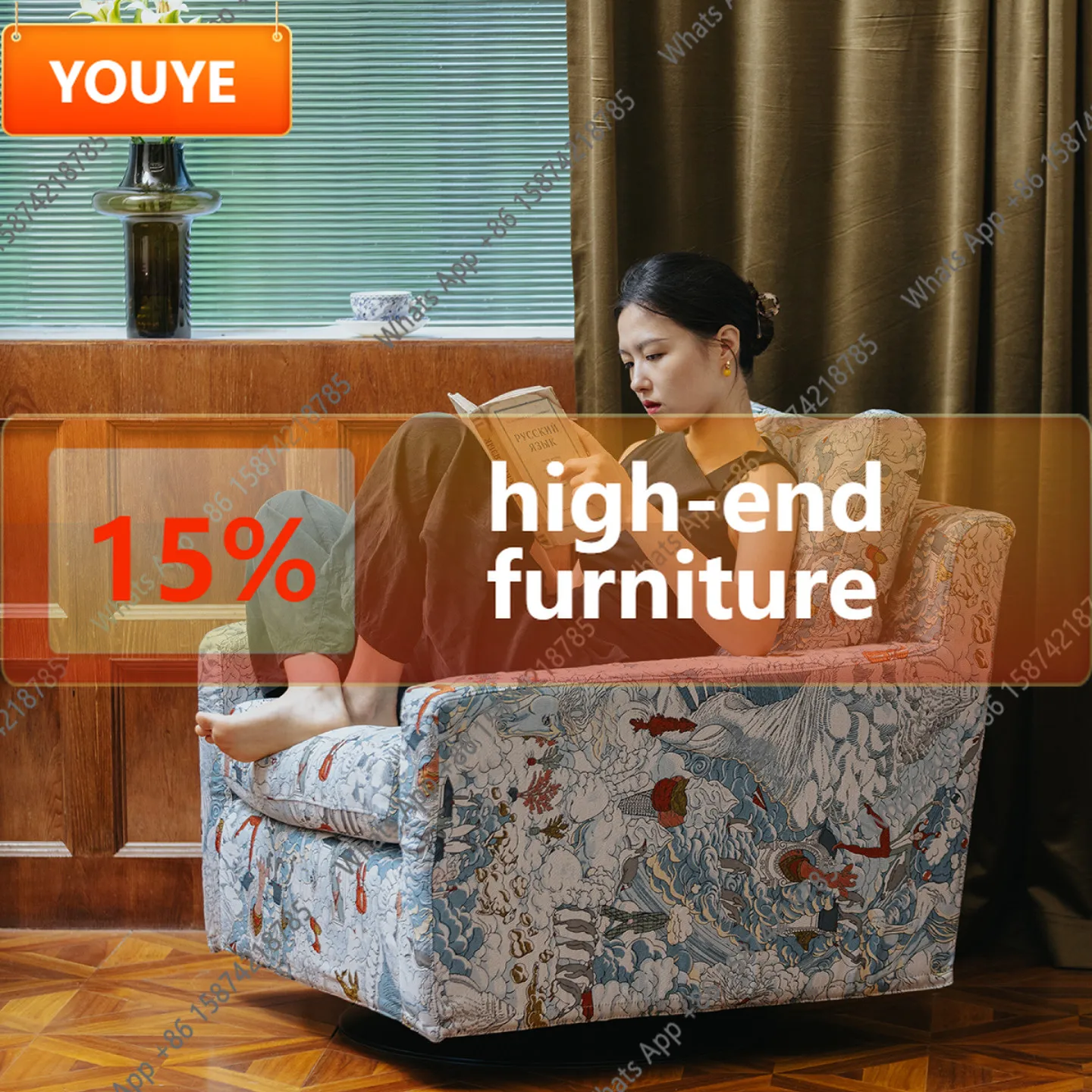 W Beihai Dream Leisure Swivel Chair Living Room French Light Luxury Haute Couture Swivel Chair Medieval Art Bedroom
W Beihai Dream Leisure Swivel Chair Living Room French Light Luxury Haute Couture Swivel Chair Medieval Art Bedroom