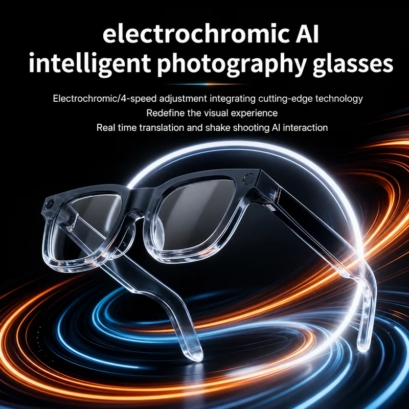 Color-Changing AI Smart Camera Glasses 8MP Camera 100 Language Translation Bluetooth Calling Music Player AI Chat ChatGPT
Color-Changing AI Smart Camera Glasses 8MP Camera 100 Language Translation Bluetooth Calling Music Player AI Chat ChatGPT
