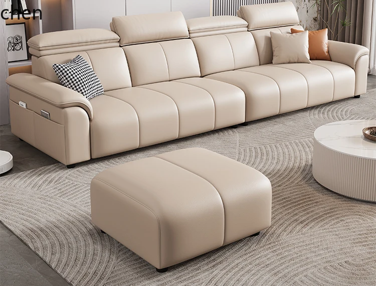 ZML Minimalist Genuine Leather Sofa Living Room New Small Apartment Combination Furniture
ZML Minimalist Genuine Leather Sofa Living Room New Small Apartment Combination Furniture