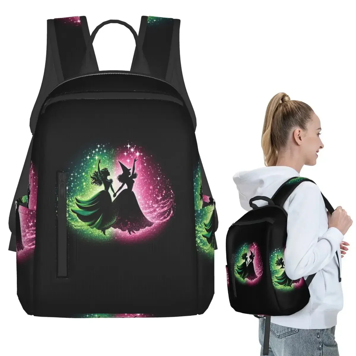 Elphaba And Glinda Wicked The Musical Backpack Student BookBag Kids School Bag Computer Shoulder Bags Men Women
Elphaba And Glinda Wicked The Musical Backpack Student BookBag Kids School Bag Computer Shoulder Bags Men Women