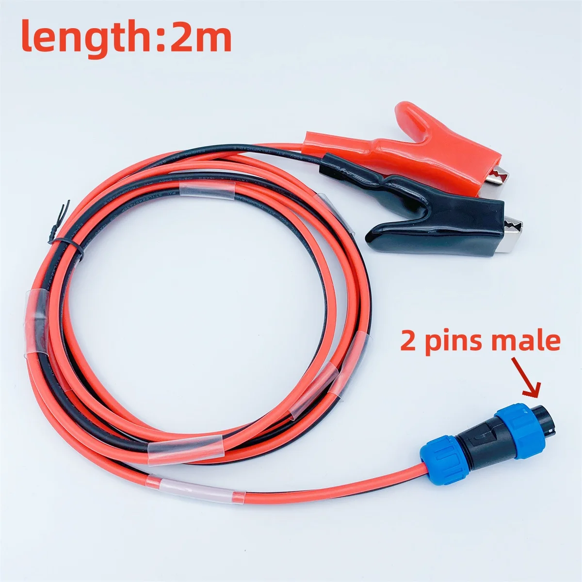 Power cable for South Sounder SDE-28S+ external battery power cable 2-pin male
Power cable for South Sounder SDE-28S+ external battery power cable 2-pin male
