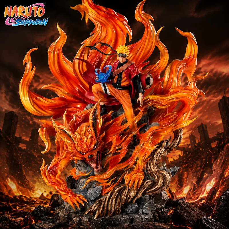 43cm Naruto Nine-Tails Mode Naruto GK Statue Model, Ten Years Hundred Ninjas Series Anime Desktop Ornament Merchandise Gift
43cm Naruto Nine-Tails Mode Naruto GK Statue Model, Ten Years Hundred Ninjas Series Anime Desktop Ornament Merchandise Gift
