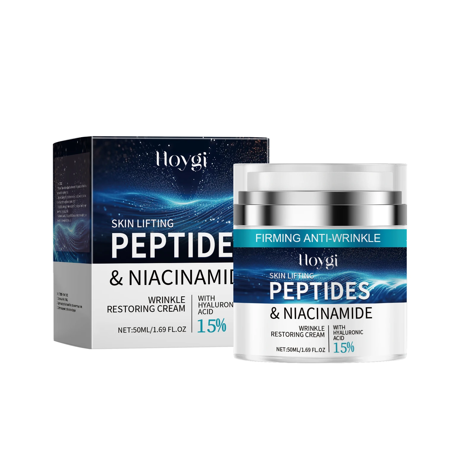 Peptide & Niacinamide Skin Lifting Cream – Firming, Anti-Wrinkle & Hydrating with Hyaluronic Acid – 50ml" 
Peptide & Niacinamide Skin Lifting Cream – Firming, Anti-Wrinkle & Hydrating with Hyaluronic Acid – 50ml"