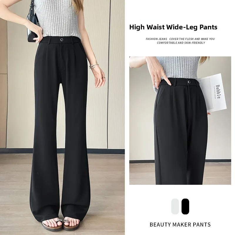 Summer Thin Loose Casual Pants Women's High Waist Wide Leg Suit Trousers Clean Fit Polyester Fiber Medium Stretch Online Excl...
Summer Thin Loose Casual Pants Women's High Waist Wide Leg Suit Trousers Clean Fit Polyester Fiber Medium Stretch Online Excl...