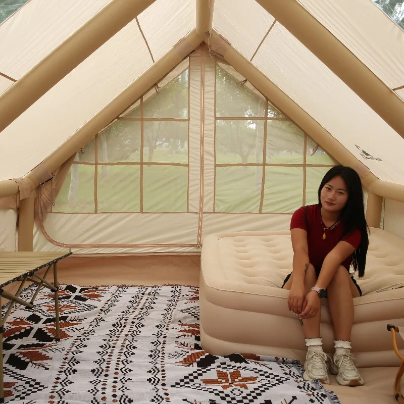 XMSJ Luxury 300D Oxford PVC Inflatable Tent 12-Square-Meter 5-8 People Two Bedrooms Quick Automatic Opening Waterproof Portable
XMSJ Luxury 300D Oxford PVC Inflatable Tent 12-Square-Meter 5-8 People Two Bedrooms Quick Automatic Opening Waterproof Portable