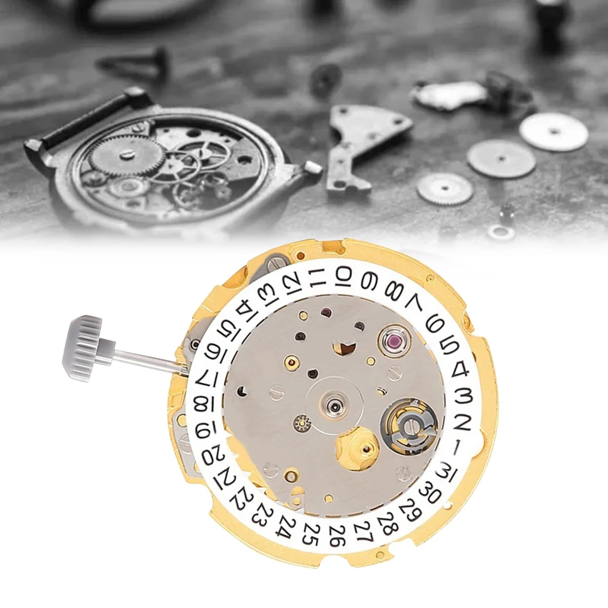 8200 Watch Movement 8200 Single Calendar High-Precision Automatic Mechanical Watch Movement with Handle Gold
8200 Watch Movement 8200 Single Calendar High-Precision Automatic Mechanical Watch Movement with Handle Gold