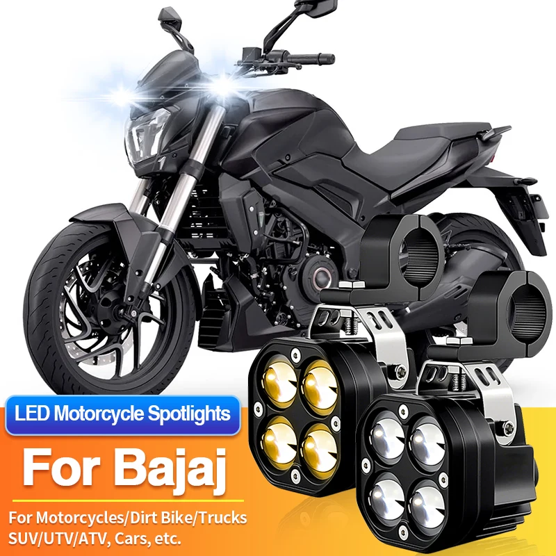 1 Set LED Motorcycles Headlight Two-Color Fog Light Spotlight ATV Off Road for Bajaj Pulsar 200 NS/200 NS FI/220 Neon/RE45/RE60
1 Set LED Motorcycles Headlight Two-Color Fog Light Spotlight ATV Off Road for Bajaj Pulsar 200 NS/200 NS FI/220 Neon/RE45/RE60