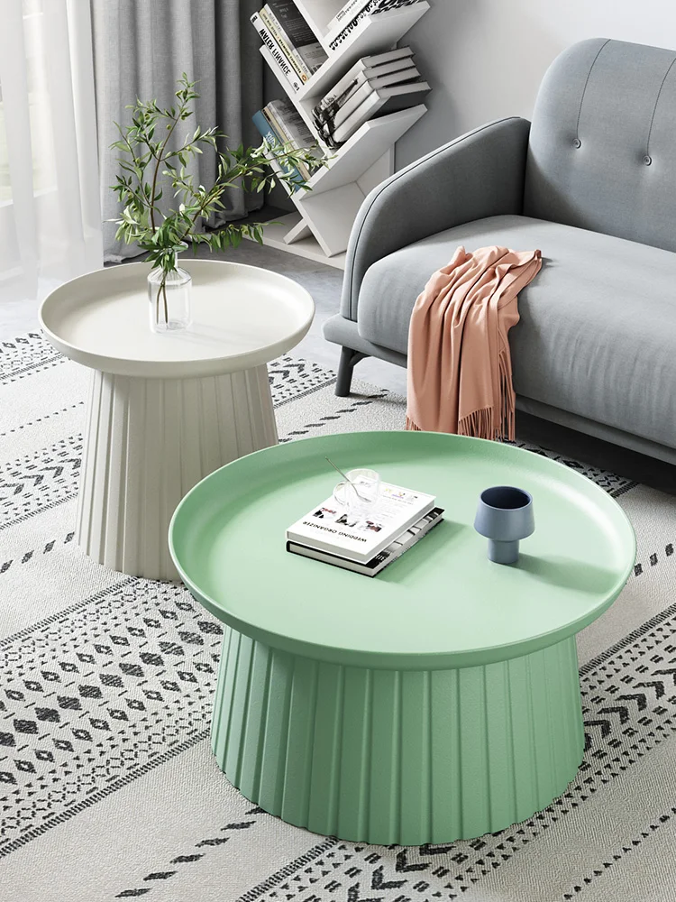 Light luxury white small unit combination circular coffee table Nordic INS minimalist internet red
Light luxury white small unit combination circular coffee table Nordic INS minimalist internet red