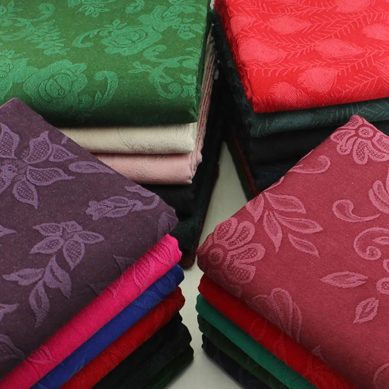 Jacquard Cotton Brocade Fabric Satin Floral Cloud Pattern Natural Cotton Cloth for Cheongsam Costume DIY Sewing Dress Material
Jacquard Cotton Brocade Fabric Satin Floral Cloud Pattern Natural Cotton Cloth for Cheongsam Costume DIY Sewing Dress Material