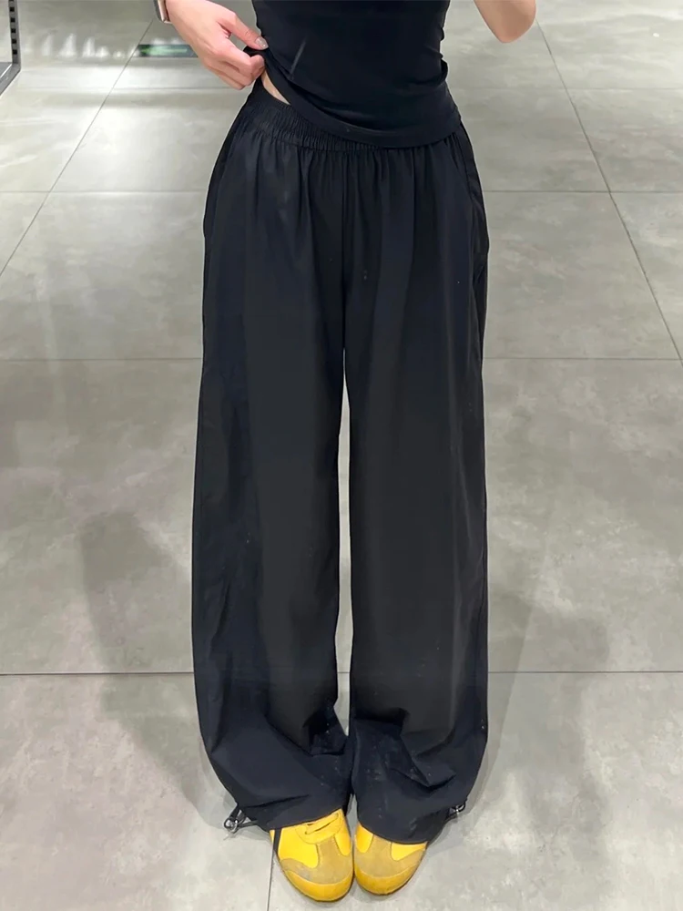 American Style High Waist Straight Leg Loose Casual Slimming Quick Dry Sportswear Pants for Women Spring Autumn New Arrival
American Style High Waist Straight Leg Loose Casual Slimming Quick Dry Sportswear Pants for Women Spring Autumn New Arrival