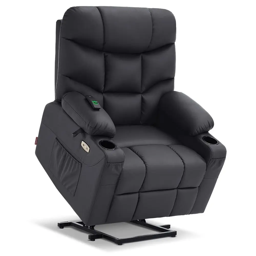 Power Lift Recliner Chair for Elderly, for Mom, Electric Lift Chair with Extended Footrest, USB Ports, Cup Holders, Faux Leathe
Power Lift Recliner Chair for Elderly, for Mom, Electric Lift Chair with Extended Footrest, USB Ports, Cup Holders, Faux Leathe