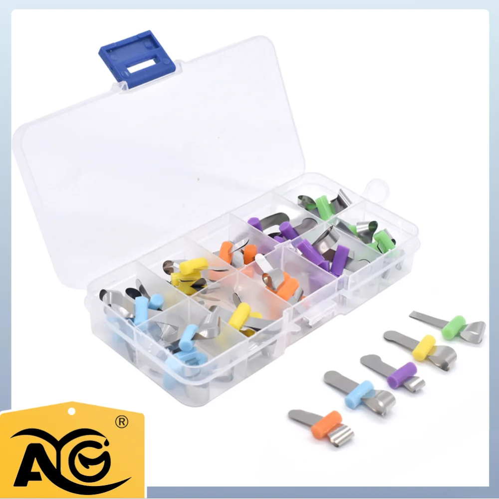 50Pcs/Box AG Dental Orthodontic Forming Sheet Sectional Contoured Metal Matrices with Positioning for Dentist Adult/Children
50Pcs/Box AG Dental Orthodontic Forming Sheet Sectional Contoured Metal Matrices with Positioning for Dentist Adult/Children