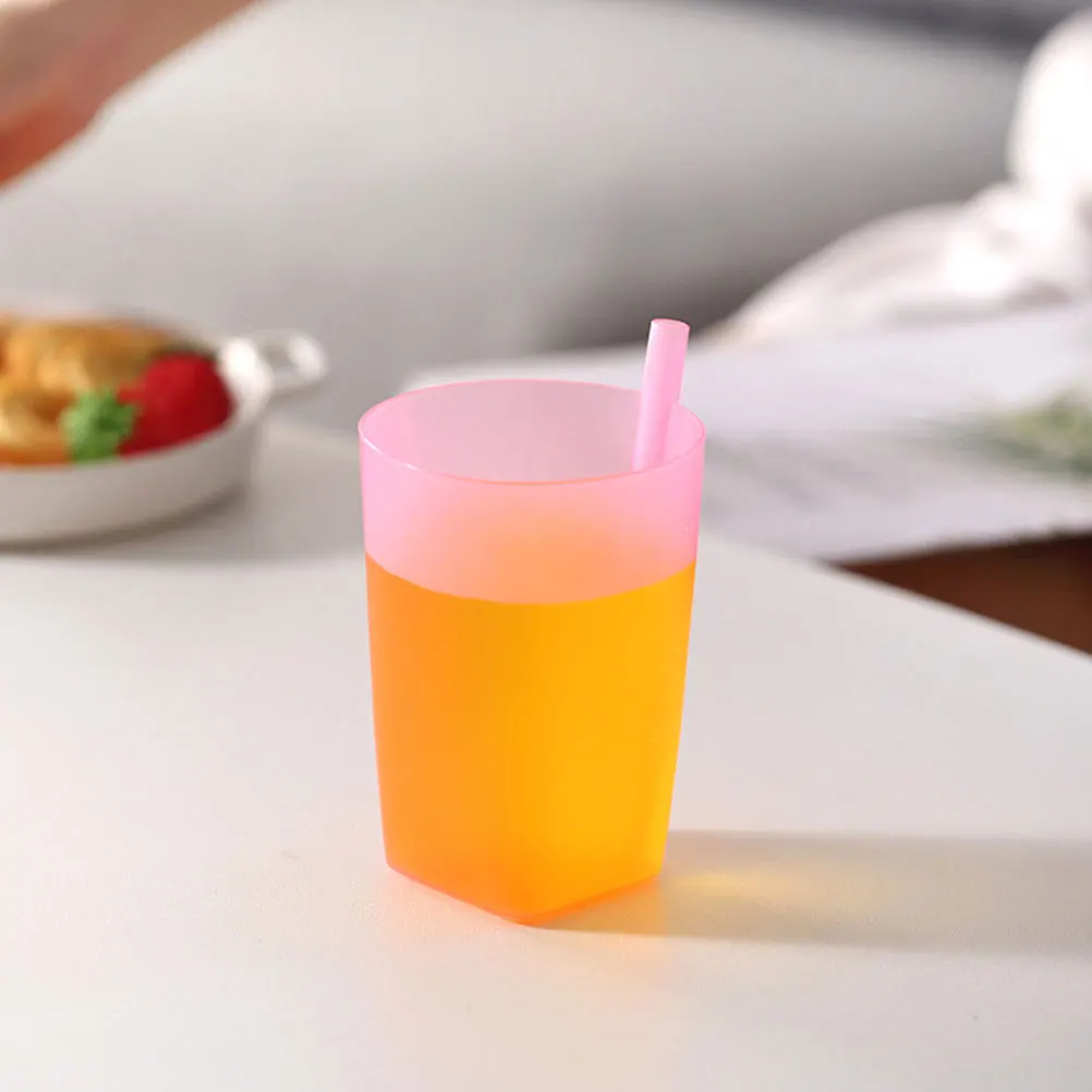 4pcs Straw Cups Durable Food Grade Plastic Easy Clean Sippy Cup for Toddlers Baby Drinking Juices Milk Water
4pcs Straw Cups Durable Food Grade Plastic Easy Clean Sippy Cup for Toddlers Baby Drinking Juices Milk Water