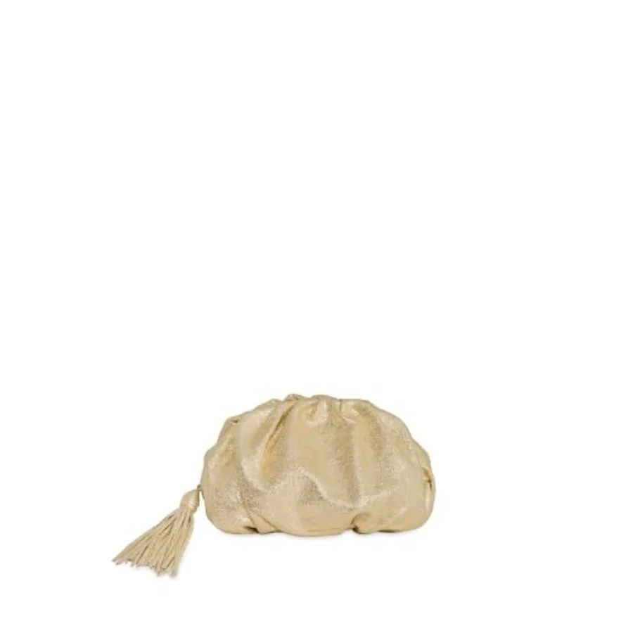 , Womens, Ruched Clutch, Champagne, One Size
, Womens, Ruched Clutch, Champagne, One Size