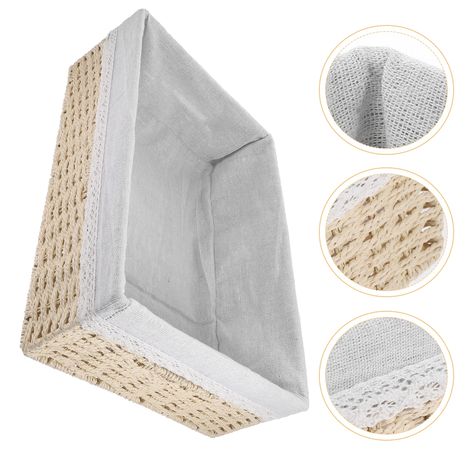 1pc Storage Organizer Office Woven Snack Basket Desk Small Shelf Desktop Snack Fruit Desktop Storage Basket Sundry
1pc Storage Organizer Office Woven Snack Basket Desk Small Shelf Desktop Snack Fruit Desktop Storage Basket Sundry