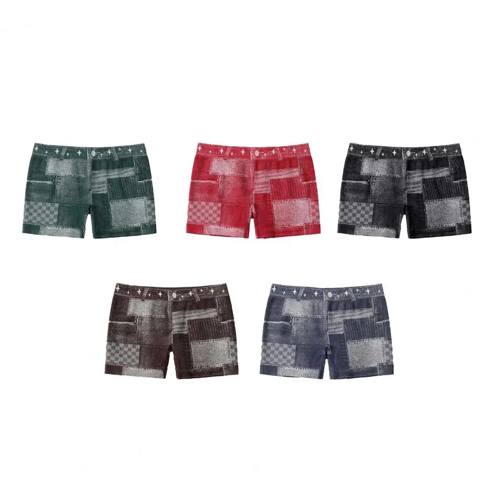 Women Boxers High-quality Women Panties Women's Imitation Denim High Waisted Boyshorts Sexy Print Breathable For Ladies
Women Boxers High-quality Women Panties Women's Imitation Denim High Waisted Boyshorts Sexy Print Breathable For Ladies