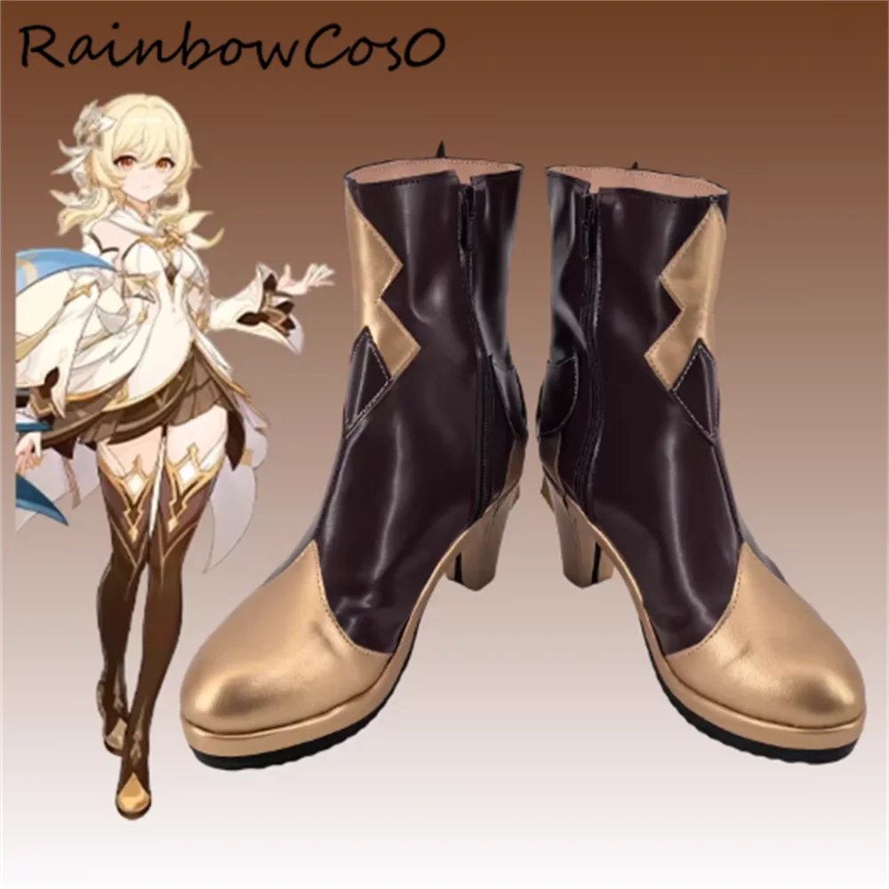 Lumine Aether Genshin Impact Cosplay Shoes Boots Game Anime Halloween Christmas RainbowCos0 W5588
Lumine Aether Genshin Impact Cosplay Shoes Boots Game Anime Halloween Christmas RainbowCos0 W5588