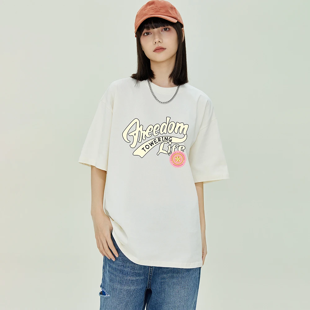 2023 Women T-Shirts Couple Print Short-sleeved T-shirt Female Harajuku Couple Loose Streetwear y2k Girl Clothes Loose Basic Tops
2023 Women T-Shirts Couple Print Short-sleeved T-shirt Female Harajuku Couple Loose Streetwear y2k Girl Clothes Loose Basic Tops