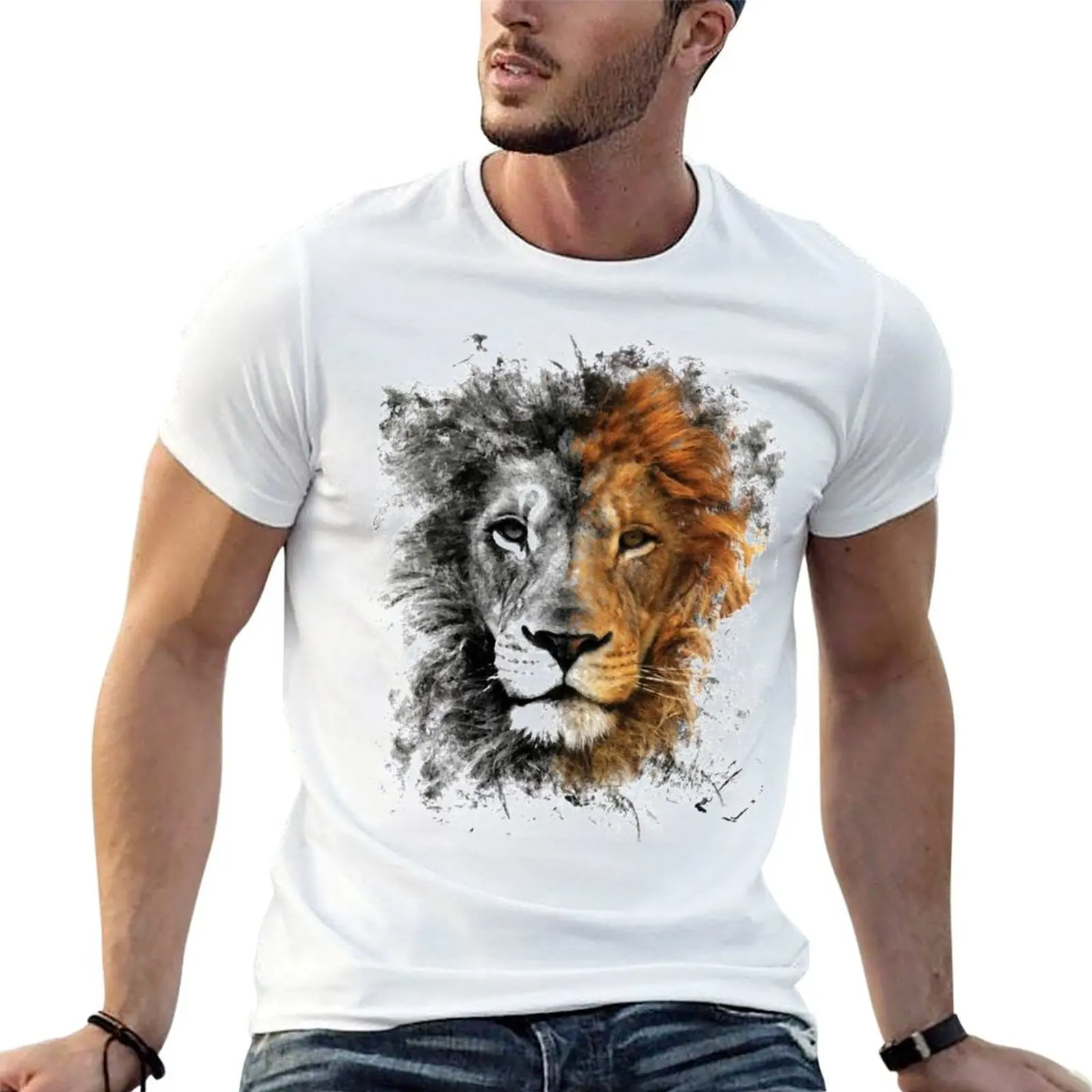 lion Head T-Shirt fashion shirts graphic t shirt vintage Funny t-shirt cotton man t-shirts t shirts for men graphic
lion Head T-Shirt fashion shirts graphic t shirt vintage Funny t-shirt cotton man t-shirts t shirts for men graphic