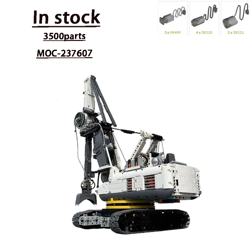 MOC-237607Новый гидравлический гусеничный экскаватор C400XP2Модель строительного блока3500 деталей Детский строительный блок на день рождения для мальчиков Игрушка в подарок 
MOC-237607Новый гидравлический гусеничный экскаватор C400XP2Модель строительного блока3500 деталей Детский строительный блок на день рождения для мальчиков Игрушка в подарок