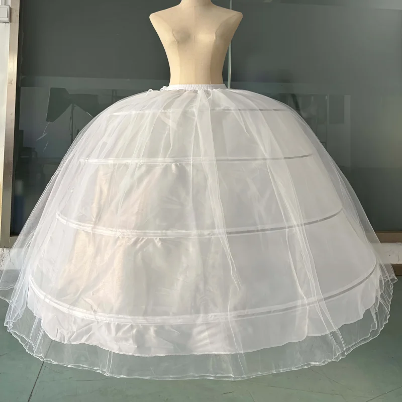 Large, Fluffy 4-Hoop, 2-Layer Tulle Underskirt Petticoat Wedding Dresses
Large, Fluffy 4-Hoop, 2-Layer Tulle Underskirt Petticoat Wedding Dresses