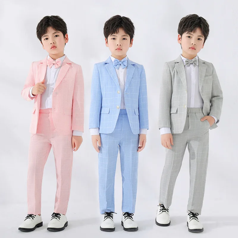Children's Suit Dress Set Spring New Boys British Gentleman Small Suit Children's Day Event Host Performance Outfit
Children's Suit Dress Set Spring New Boys British Gentleman Small Suit Children's Day Event Host Performance Outfit