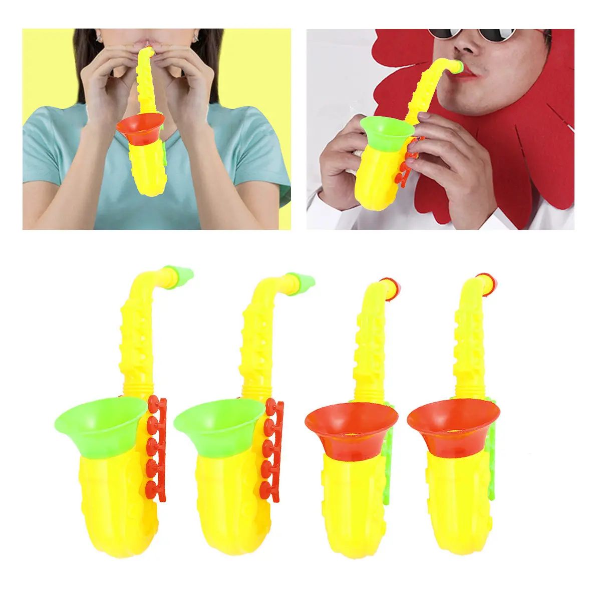 6Pcs Bright Colorful Plastic Saxophone Trumpet Musical Prop for Kids Promotes Cognitive Development Hand Eye Coordination
6Pcs Bright Colorful Plastic Saxophone Trumpet Musical Prop for Kids Promotes Cognitive Development Hand Eye Coordination