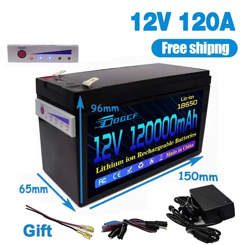18650 3S2P 12V 50000mah Original Lithium Ion Battery DC 12.6V 50Ah Rechargeable CCTV, Camera Monitor Replacement Battery+Charger
18650 3S2P 12V 50000mah Original Lithium Ion Battery DC 12.6V 50Ah Rechargeable CCTV, Camera Monitor Replacement Battery+Charger