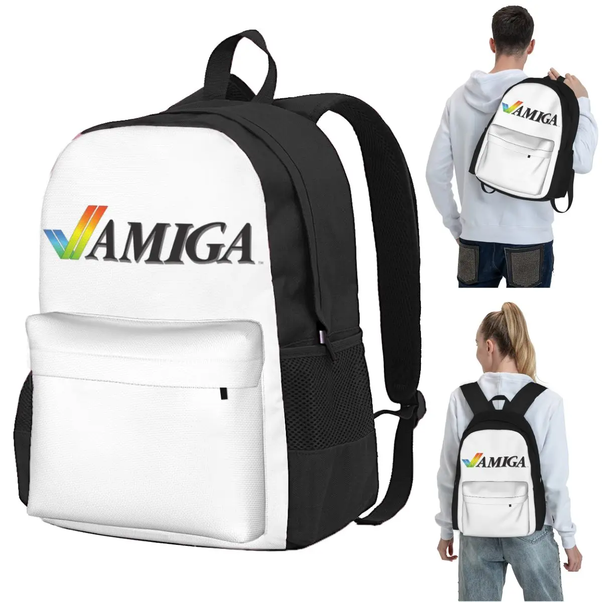 Amiga Backpack Student BookBag Kids School Bag Computer Shoulder Bags for Men Women
Amiga Backpack Student BookBag Kids School Bag Computer Shoulder Bags for Men Women