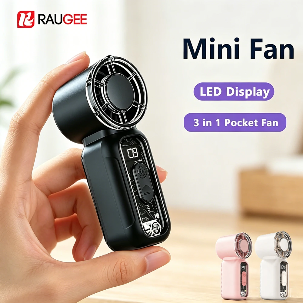 Portable Handheld Fan Mini Personal Pocket-Sized Digital Display Hand Fan Outdoor USB Rechargeable Small Pocket Hand Fan
Portable Handheld Fan Mini Personal Pocket-Sized Digital Display Hand Fan Outdoor USB Rechargeable Small Pocket Hand Fan