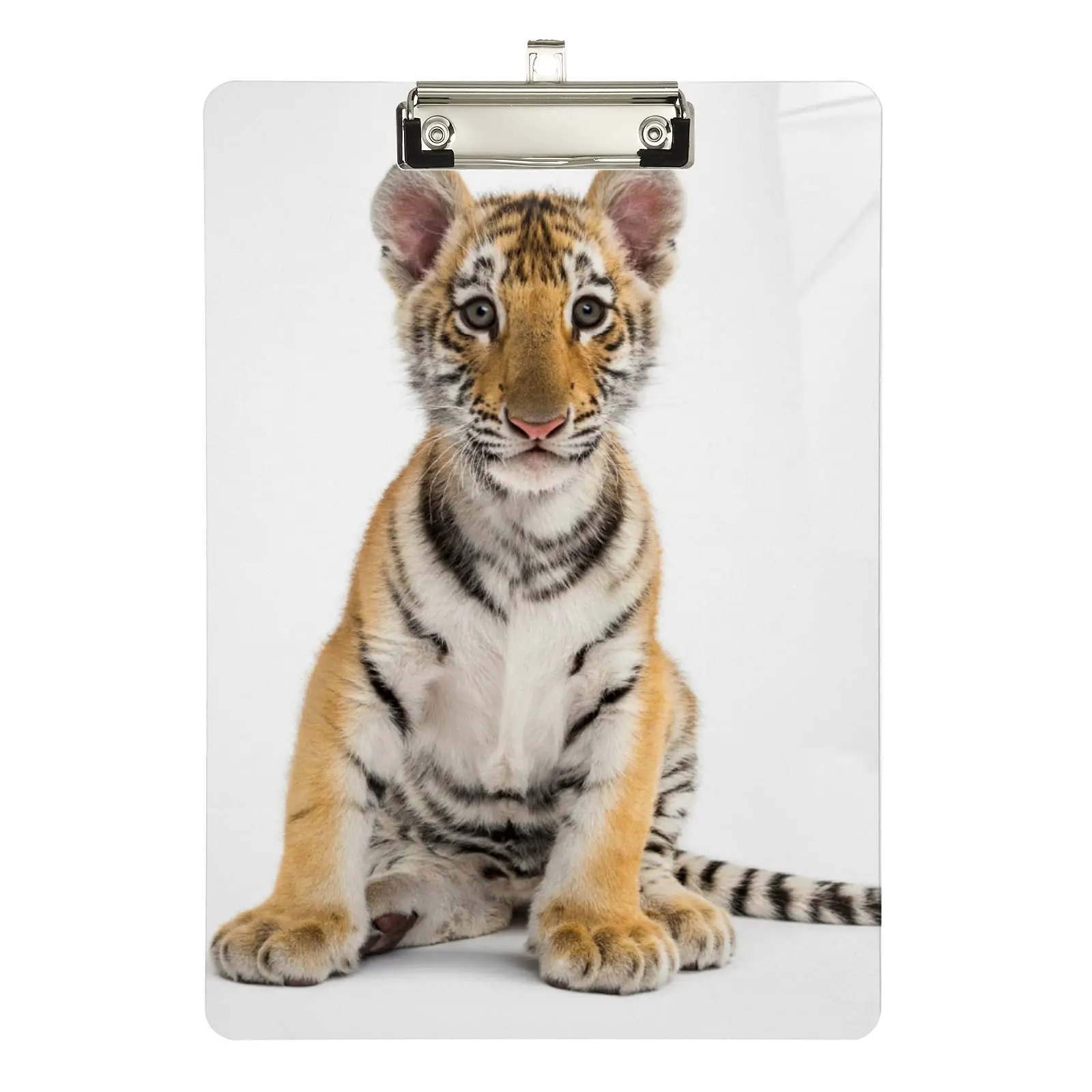 Cute Tiger Animal Print Clipboards for Kids Student Women Men A4 Size Plastic Low Profile Clip for School Office Art Sketch Use
Cute Tiger Animal Print Clipboards for Kids Student Women Men A4 Size Plastic Low Profile Clip for School Office Art Sketch Use