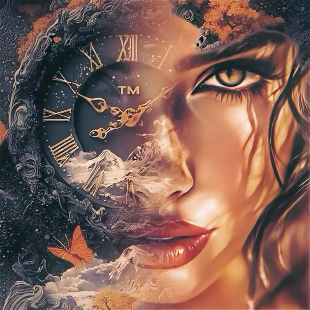 Vintage Clock & Woman Jigsaw Puzzle, Double Exposure with Mountain Landscapes, Cozy Abstract Home Decor
Vintage Clock & Woman Jigsaw Puzzle, Double Exposure with Mountain Landscapes, Cozy Abstract Home Decor