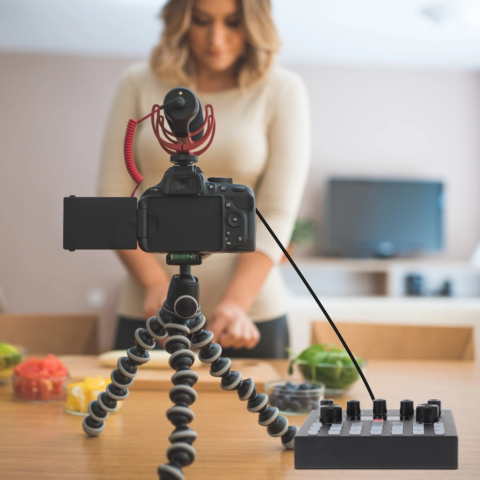 Sound Card Light Equipment Live Streaming Mixer Voice Changer External Sound Card For Mobile 12 Tones Reverb Adjustment Dj
Sound Card Light Equipment Live Streaming Mixer Voice Changer External Sound Card For Mobile 12 Tones Reverb Adjustment Dj