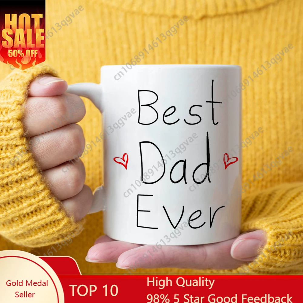 Best Dad Ever Mugs Papa Birthday Gift 11oz Ceramic Father Birthday Travel Beer Mug and Cup
Best Dad Ever Mugs Papa Birthday Gift 11oz Ceramic Father Birthday Travel Beer Mug and Cup