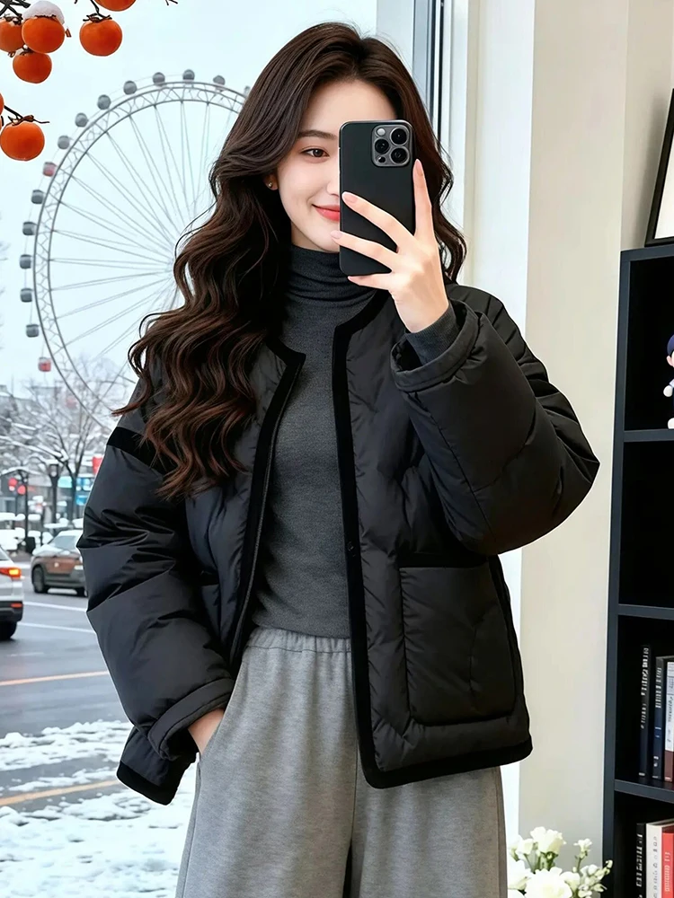 Retro Heavy Weave Belt Decorated Patchwork Cotton Jaet Women's Autumn Winter Faion Loose Slimming Versatile Cotton Coat
Retro Heavy Weave Belt Decorated Patchwork Cotton Jaet Women's Autumn Winter Faion Loose Slimming Versatile Cotton Coat