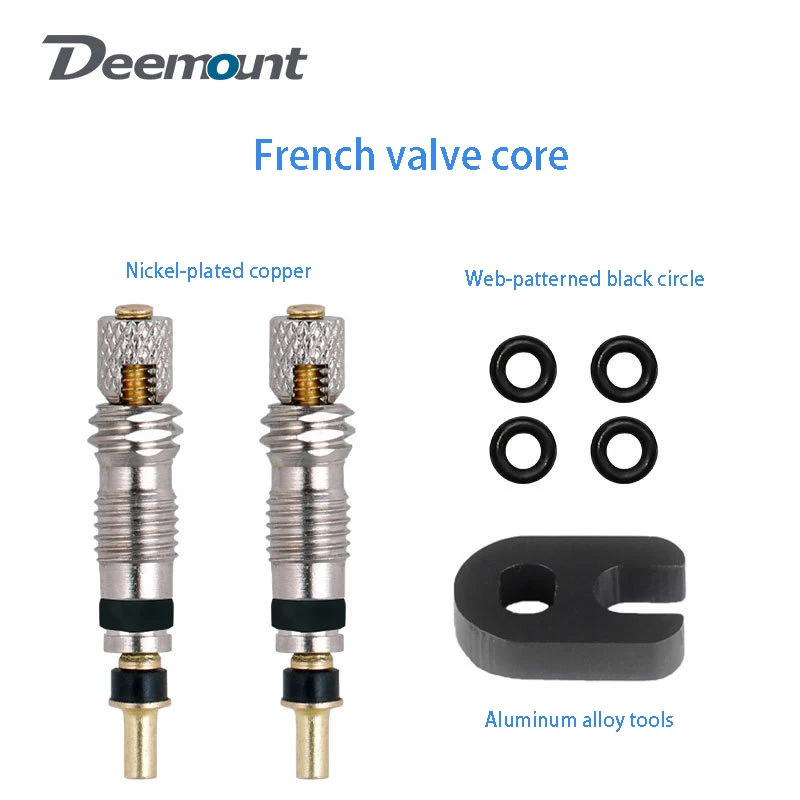 DEEMOUNT Велосипедный французский сердечник клапана, никелированный медный сердечник, применимый для съемных французских воздушных сопел с воздушными сердечками
DEEMOUNT Велосипедный французский сердечник клапана, никелированный медный сердечник, применимый для съемных французских воздушных сопел с воздушными сердечками