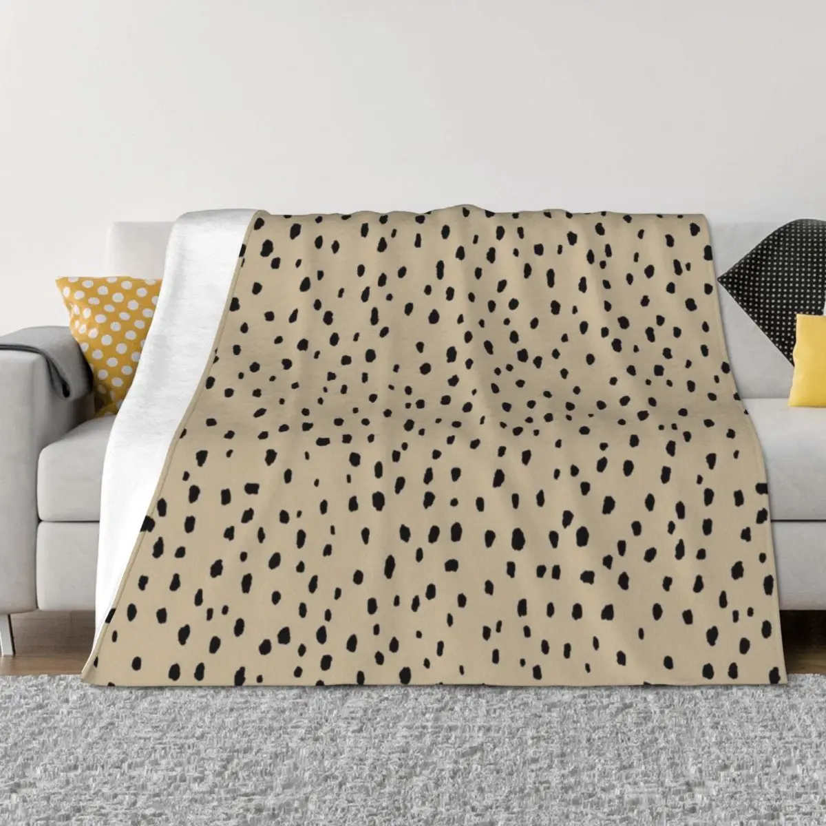 Speckle Polka Dot Dalmatian Pattern (black/tan) Throw Blanket Blankets For Sofas blankets and throws Warm Thin Blankets
Speckle Polka Dot Dalmatian Pattern (black/tan) Throw Blanket Blankets For Sofas blankets and throws Warm Thin Blankets