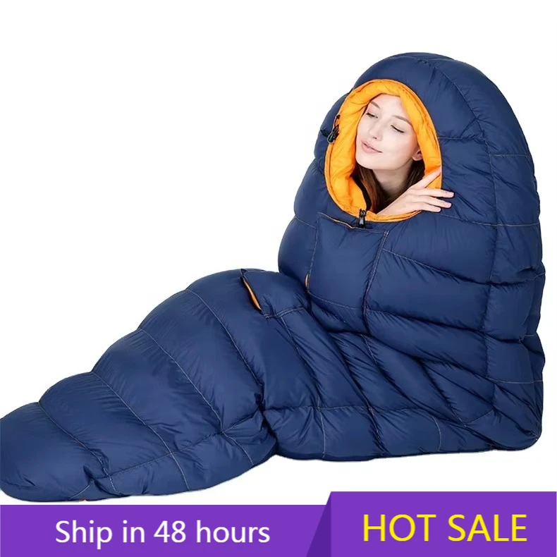 YTYIN Camping Equipment 1.87kg Plush Outdoor Waterproof Mummy Shape Sleeping Bag Winter Sleeping Bag Goose Down Nylon Fabric
YTYIN Camping Equipment 1.87kg Plush Outdoor Waterproof Mummy Shape Sleeping Bag Winter Sleeping Bag Goose Down Nylon Fabric
