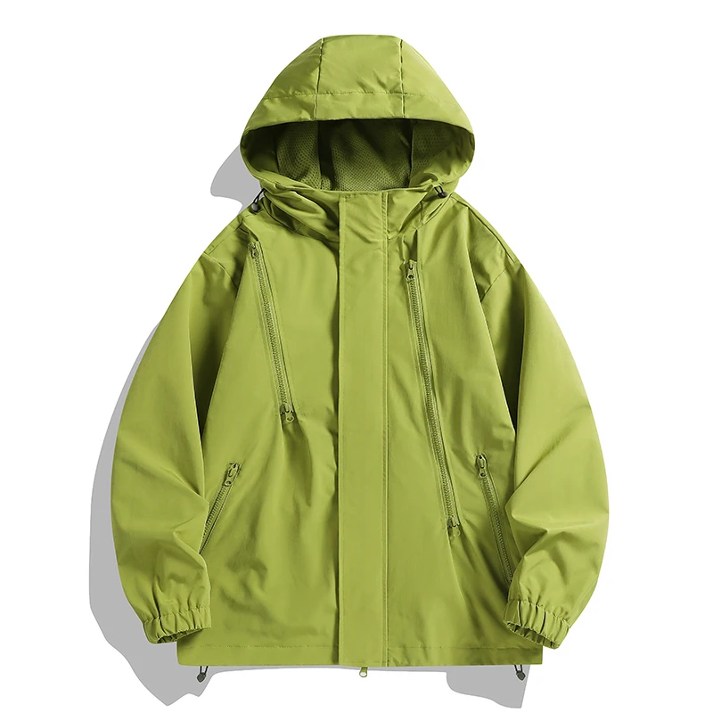 Outdoor Hooded Men Hiking Jacket Quality Windproof Zipper Male Outerwear Fashion Casual All-match Trekking Coats Multiple Colors
Outdoor Hooded Men Hiking Jacket Quality Windproof Zipper Male Outerwear Fashion Casual All-match Trekking Coats Multiple Colors