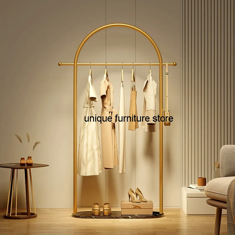 Modern Metal Coat Rack Golden Garment Wardrobes Hanging Bedroom Clothes Rack Stand Dressing Room Perchero Living Room Furniture
Modern Metal Coat Rack Golden Garment Wardrobes Hanging Bedroom Clothes Rack Stand Dressing Room Perchero Living Room Furniture